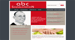 Desktop Screenshot of abc-sozialstation.de