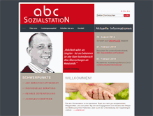 Tablet Screenshot of abc-sozialstation.de